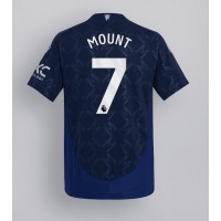 Maglia Calcio Manchester United Mason Mount #7 Seconda Divisa 2024-25 Manica Corta